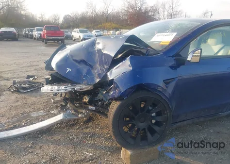 2021 Tesla Model Y Long Range Dual Motor All-Wheel Drive from USA, damaged, VIN 5YJYGDEE7MF122906